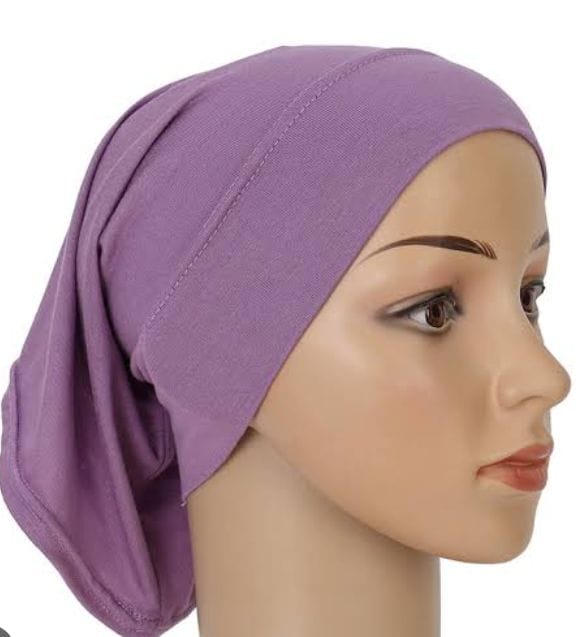 Hijab Cap 10 Purple - Tube
