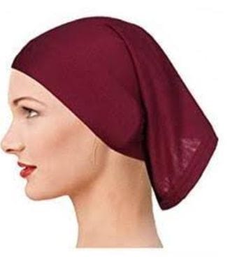 Hijab Cap 4 Maroon - Tube