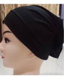 Hijab Cap 7 Black - Tube