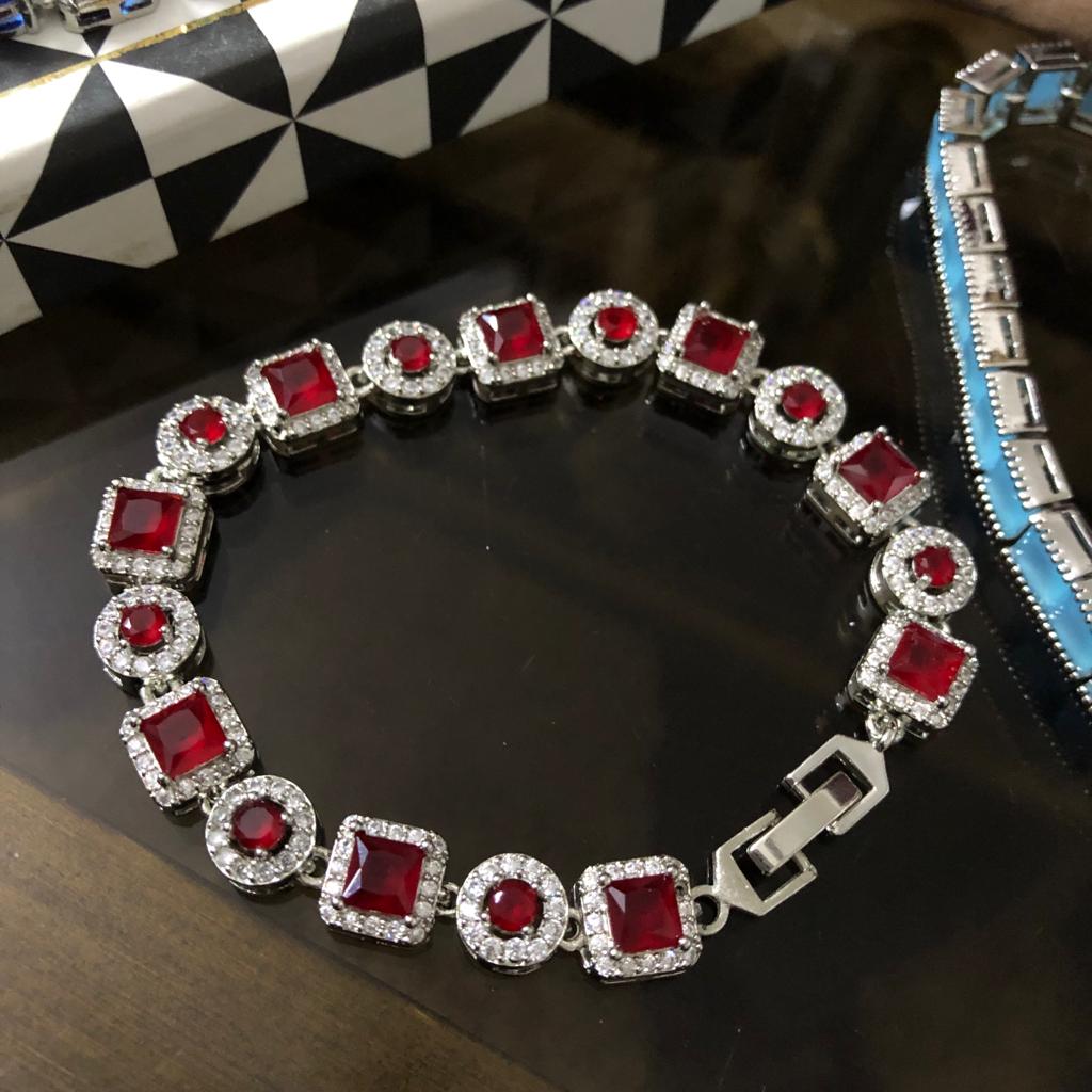 Red Bling Bracelet