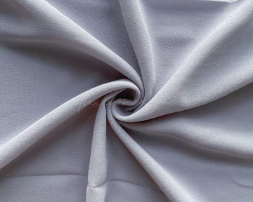 Georgette Stole -Light Grey