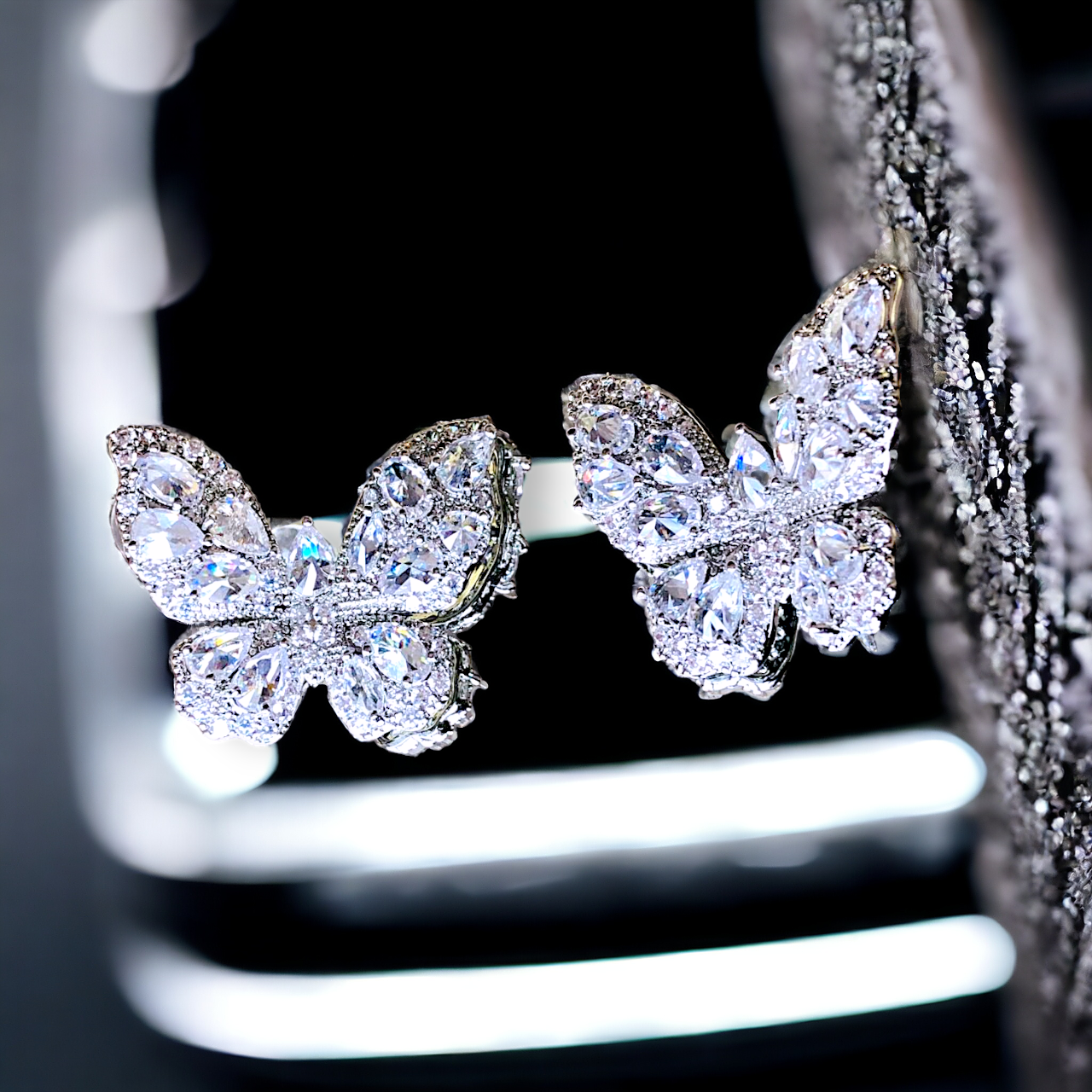 Free Birds Spirited - Silver Butterfly