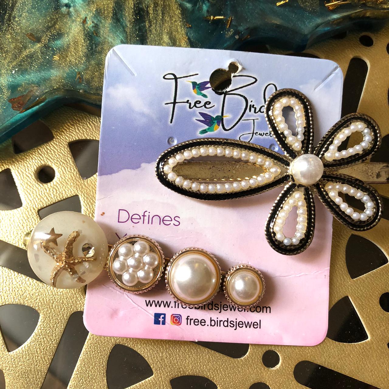 Pearl Petals & Clips