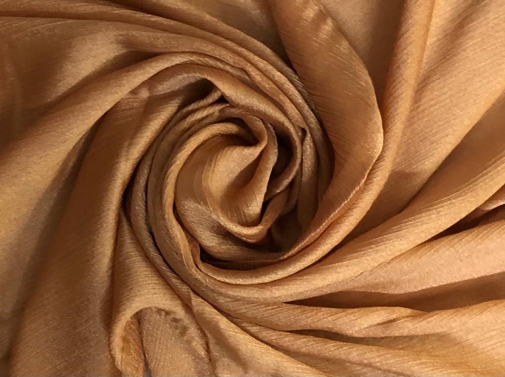 Crinkle Silk -Brown