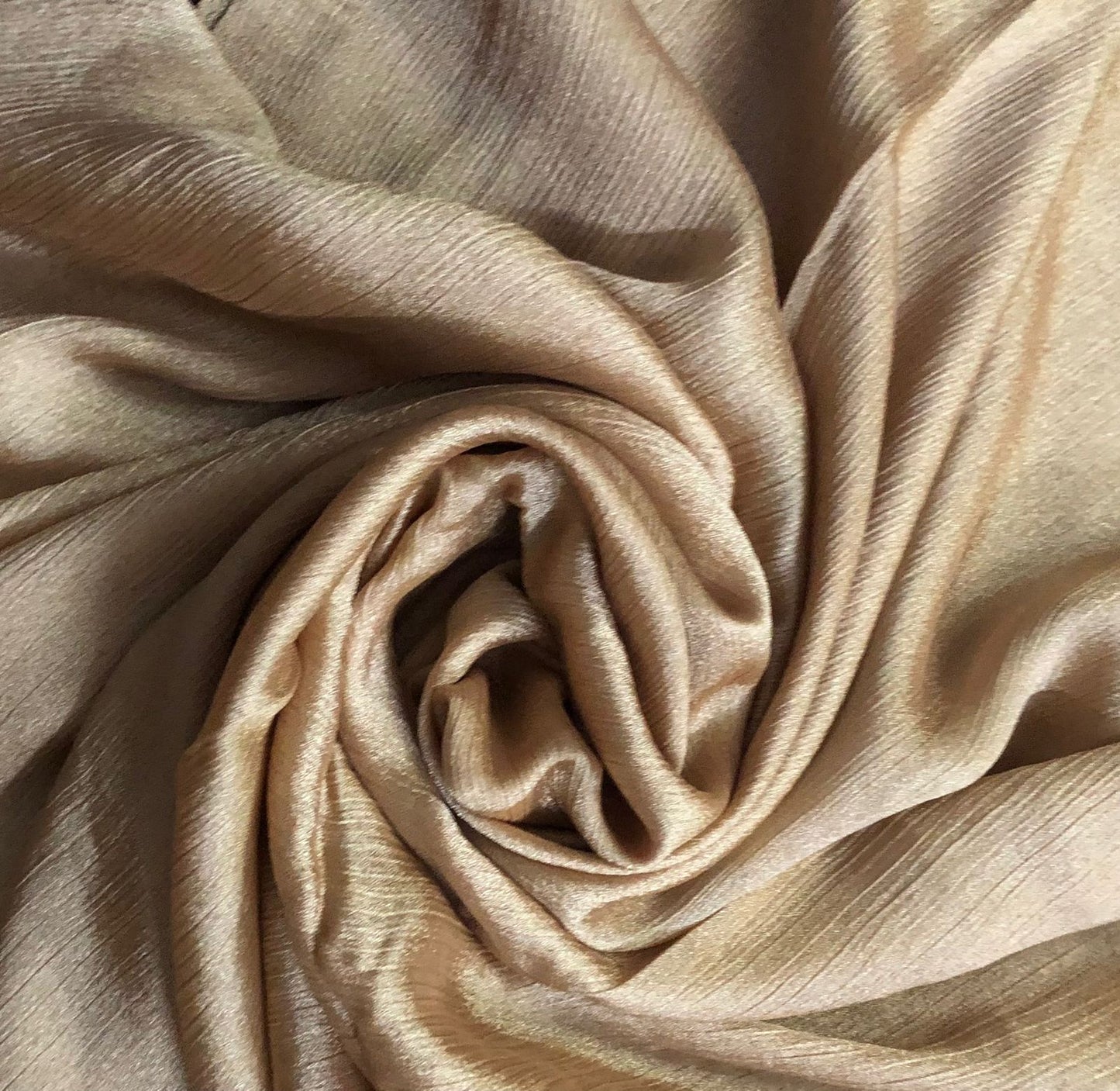 Crinkle Silk-Light-Brown