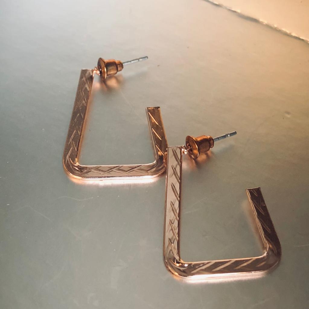 Golden Rose Hoops Galore