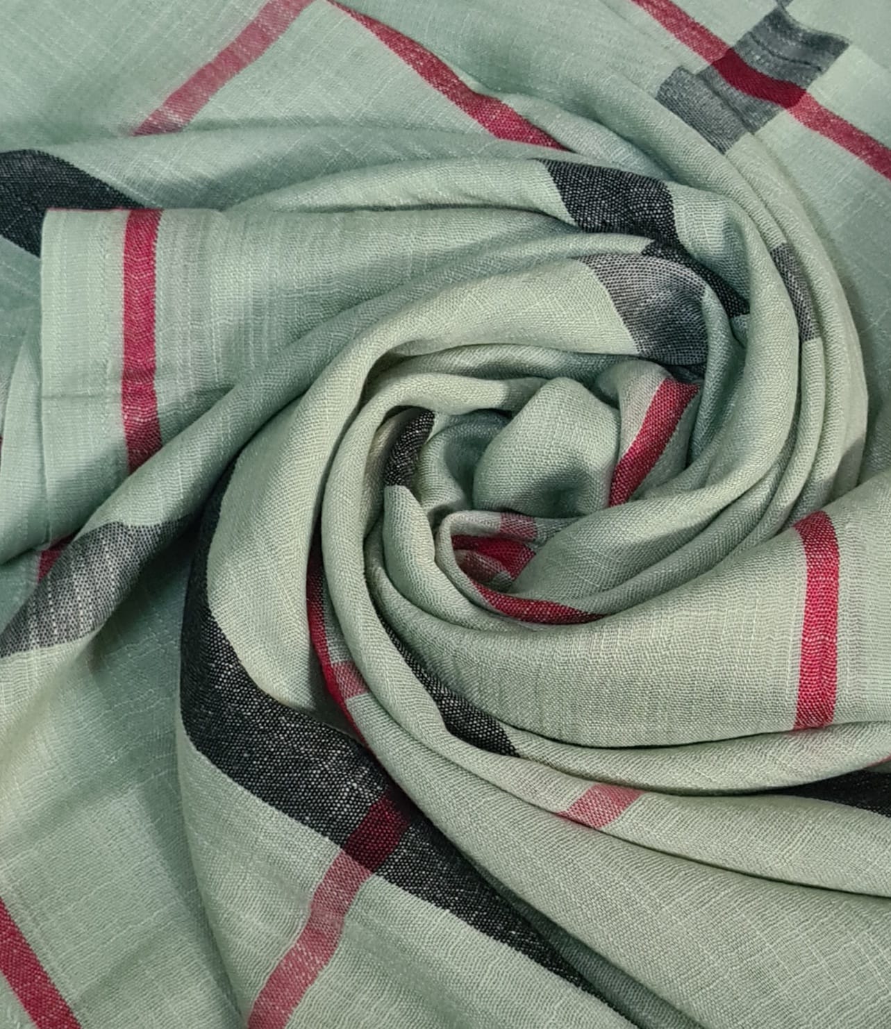 Pistachio Zephyr- Checkered Stoles