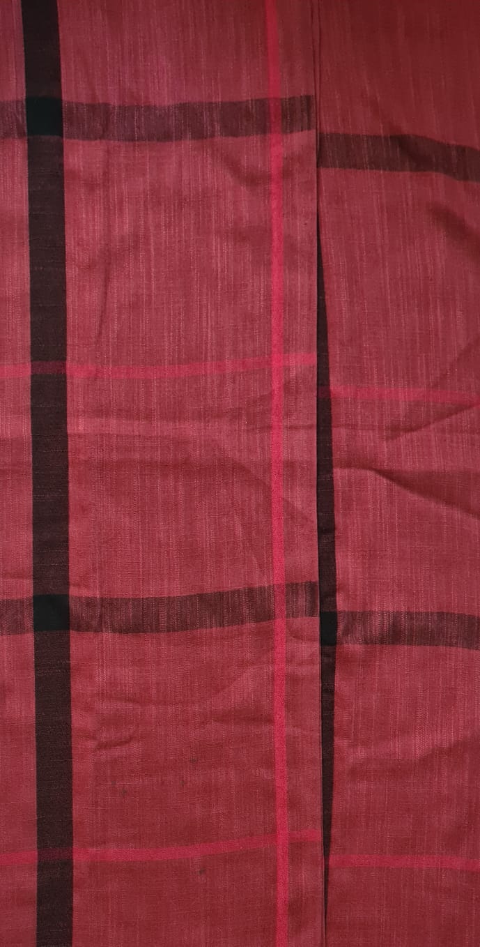 Majestic Maroon-Checkered Stoles