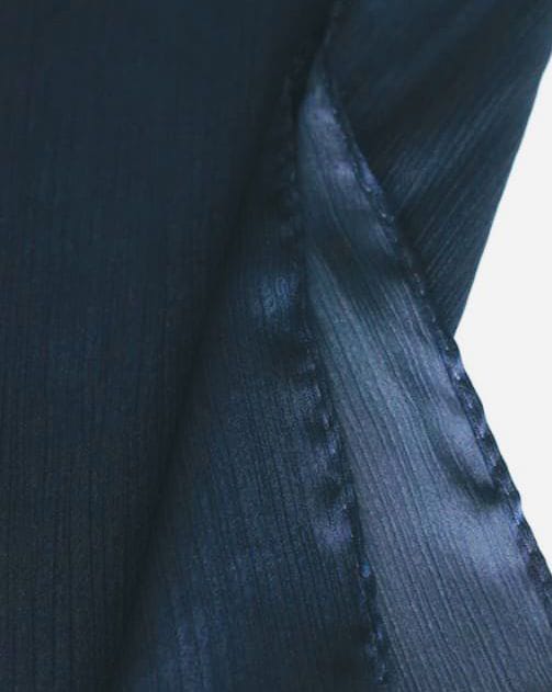 Crinkle Silk -Blue