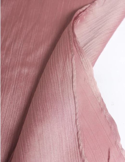 Crinkle Silk -Dusty Pink