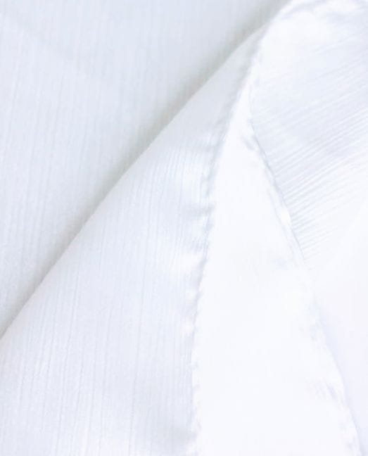 Crinkle Silk -White