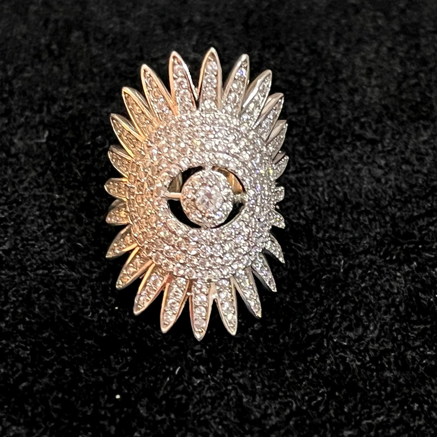 Zircon Silver Royal Sparkle Ring