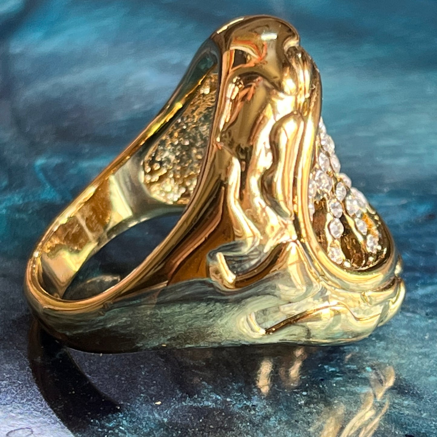 Rock Hard Gold Ring