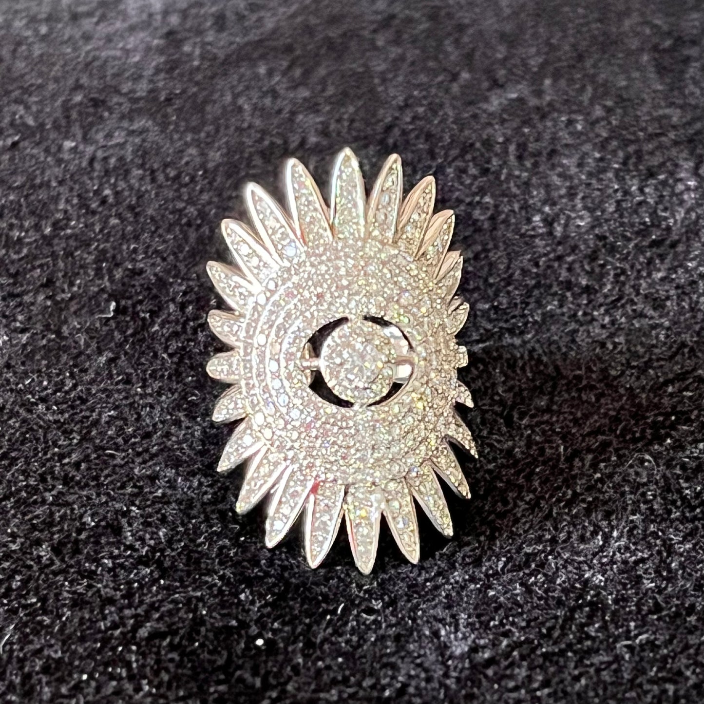 Zircon Silver Royal Sparkle Ring