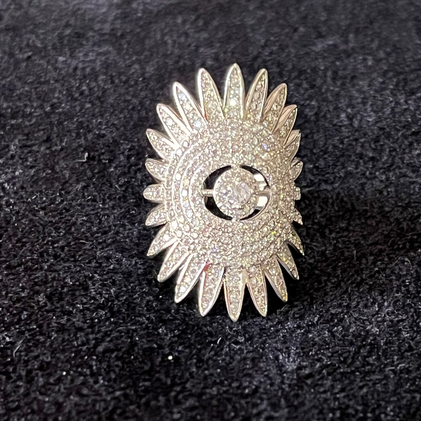 Zircon Silver Royal Sparkle Ring