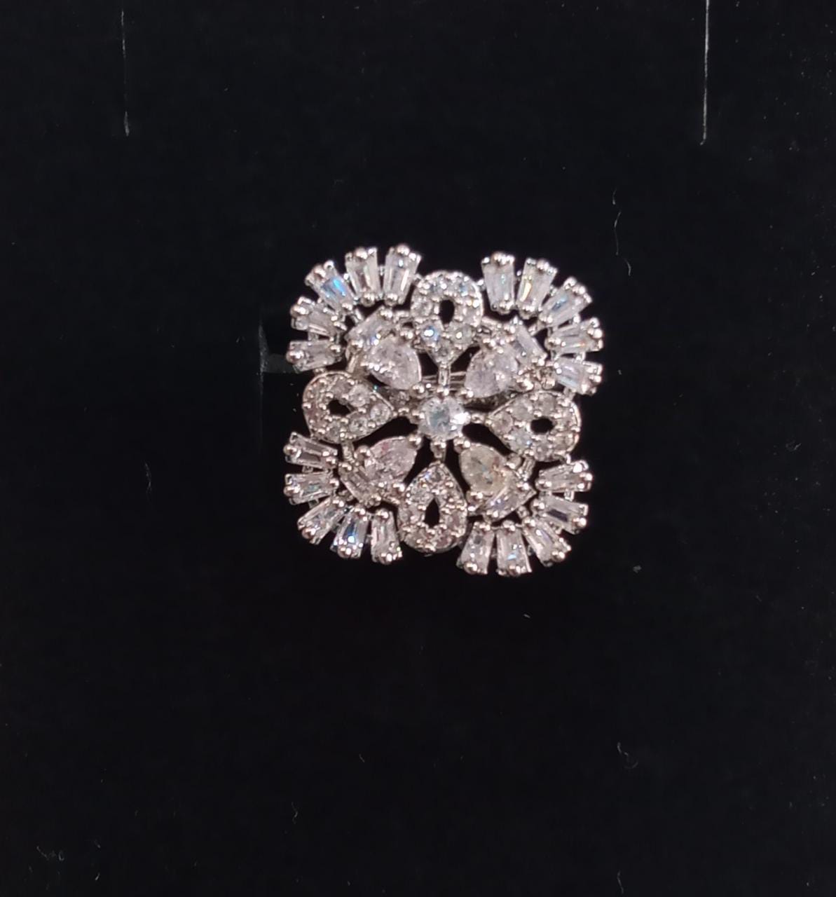 Times Square Gold Pink Ring