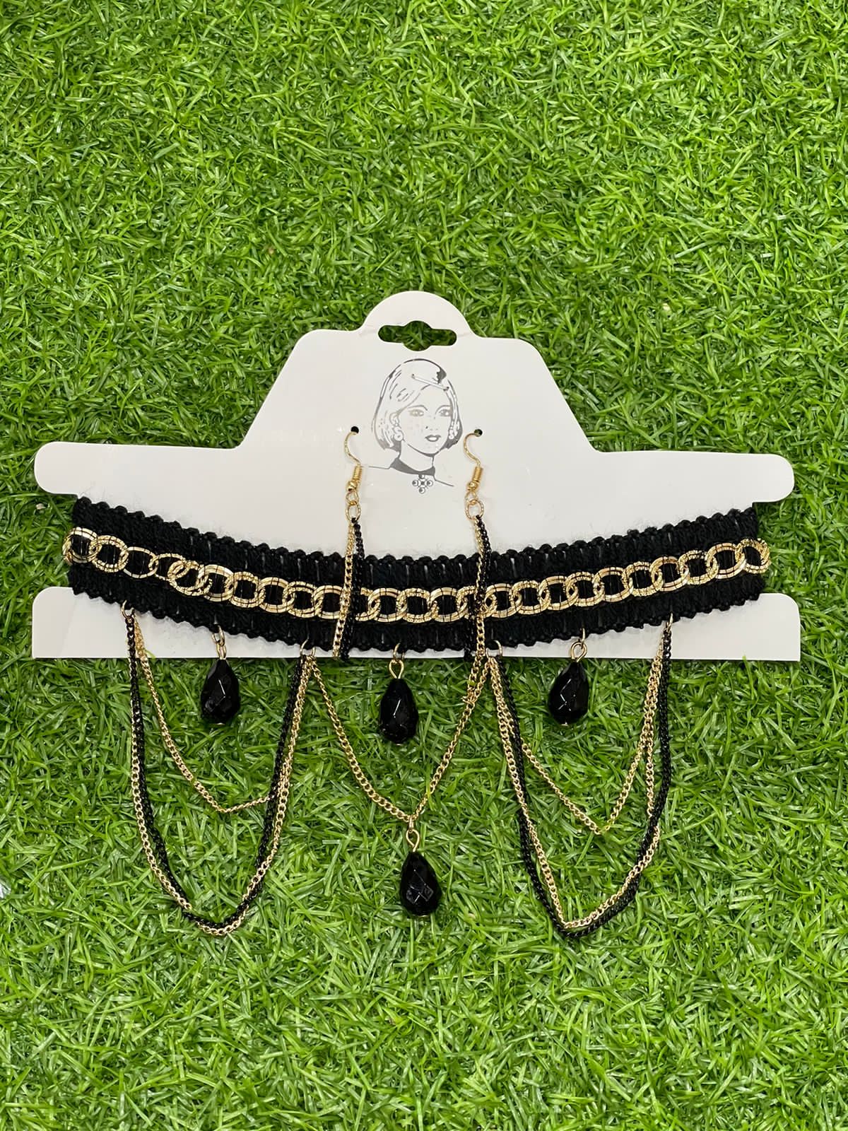 Black Swinging Chokers