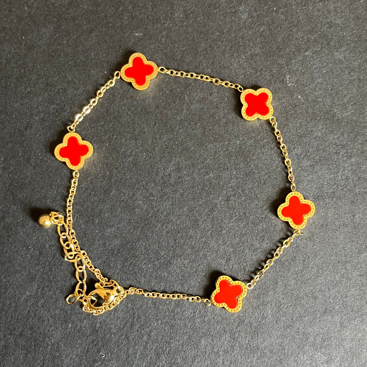 Van Cleeve Style Bracelet Red