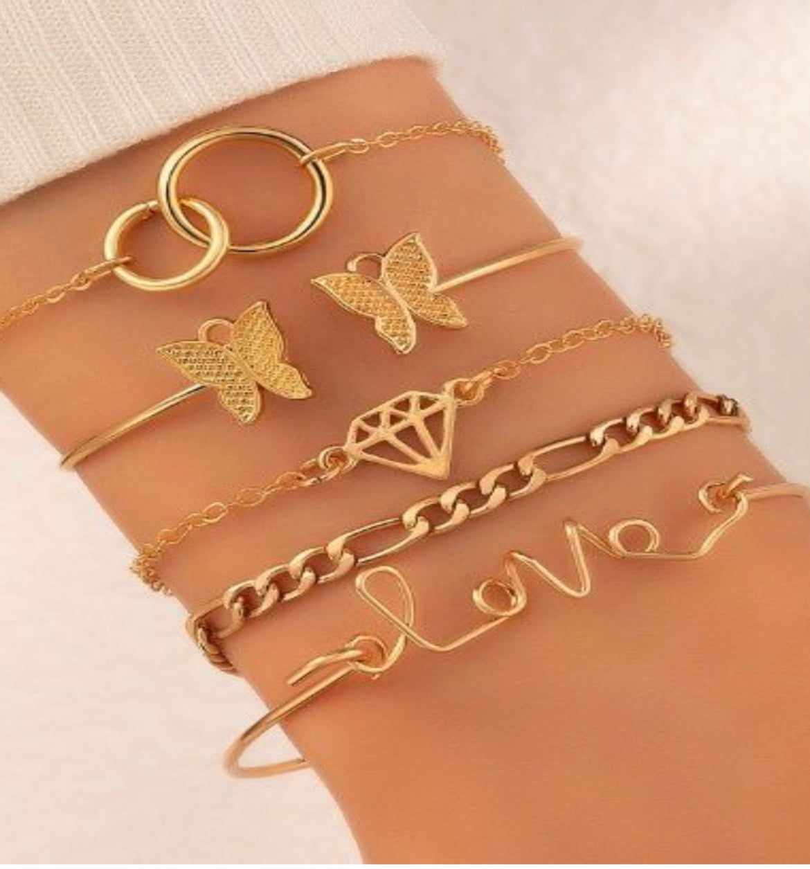 Love Pack of 5 Bracelet Set