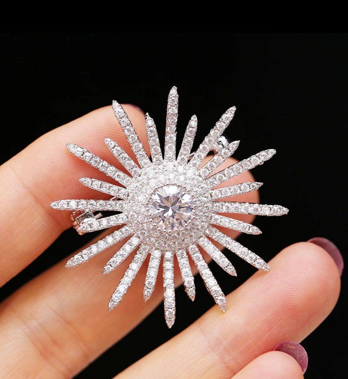 Full Bloom Diamond Style Earrings