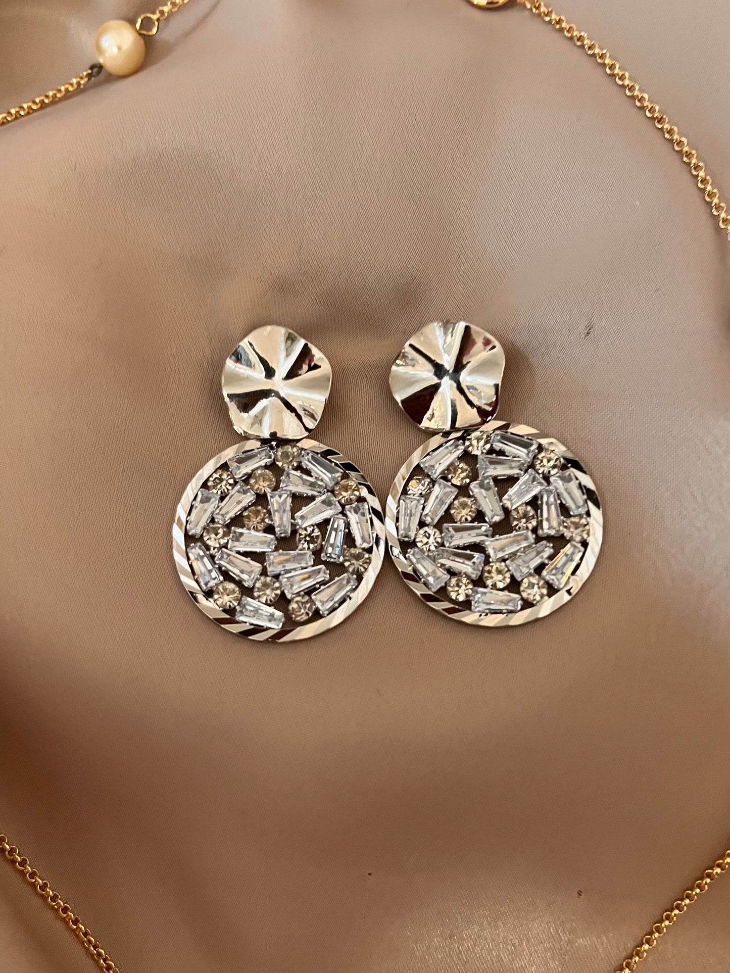 Upheaval Silver Earrings