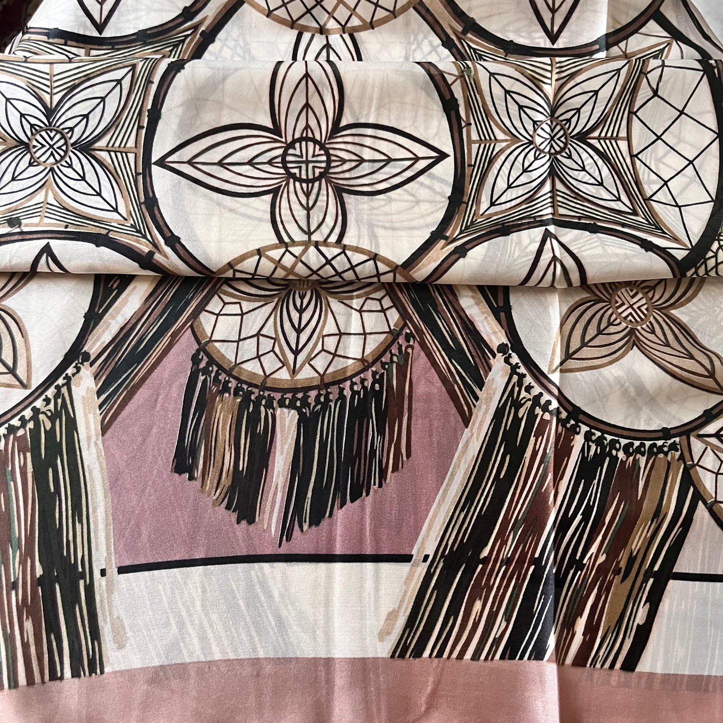 Husky Pink Style Silk Stole