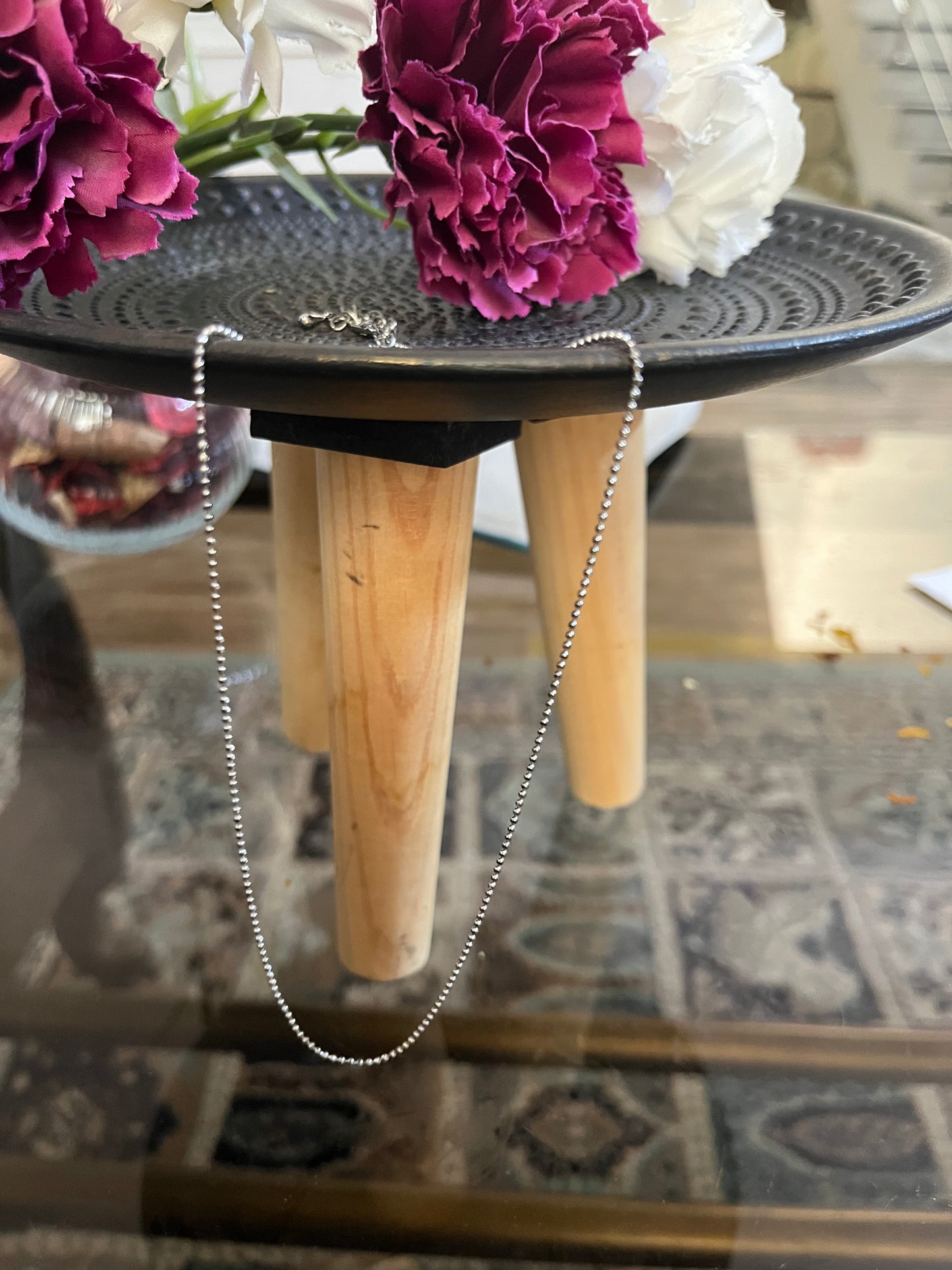 Silver Small Ball Chain