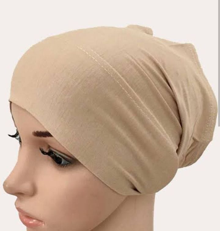 Hijab Cap 2 Cream - Tube