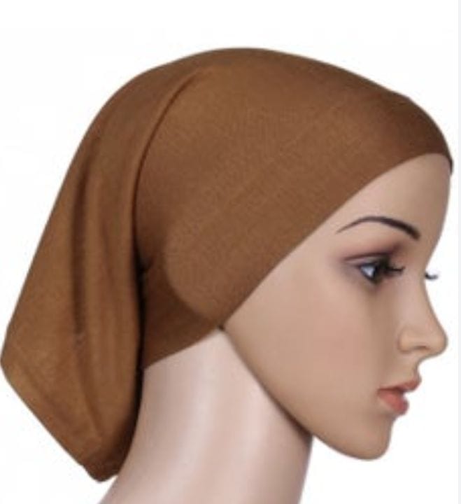 Hijab Cap 3 Light Brown - Tube