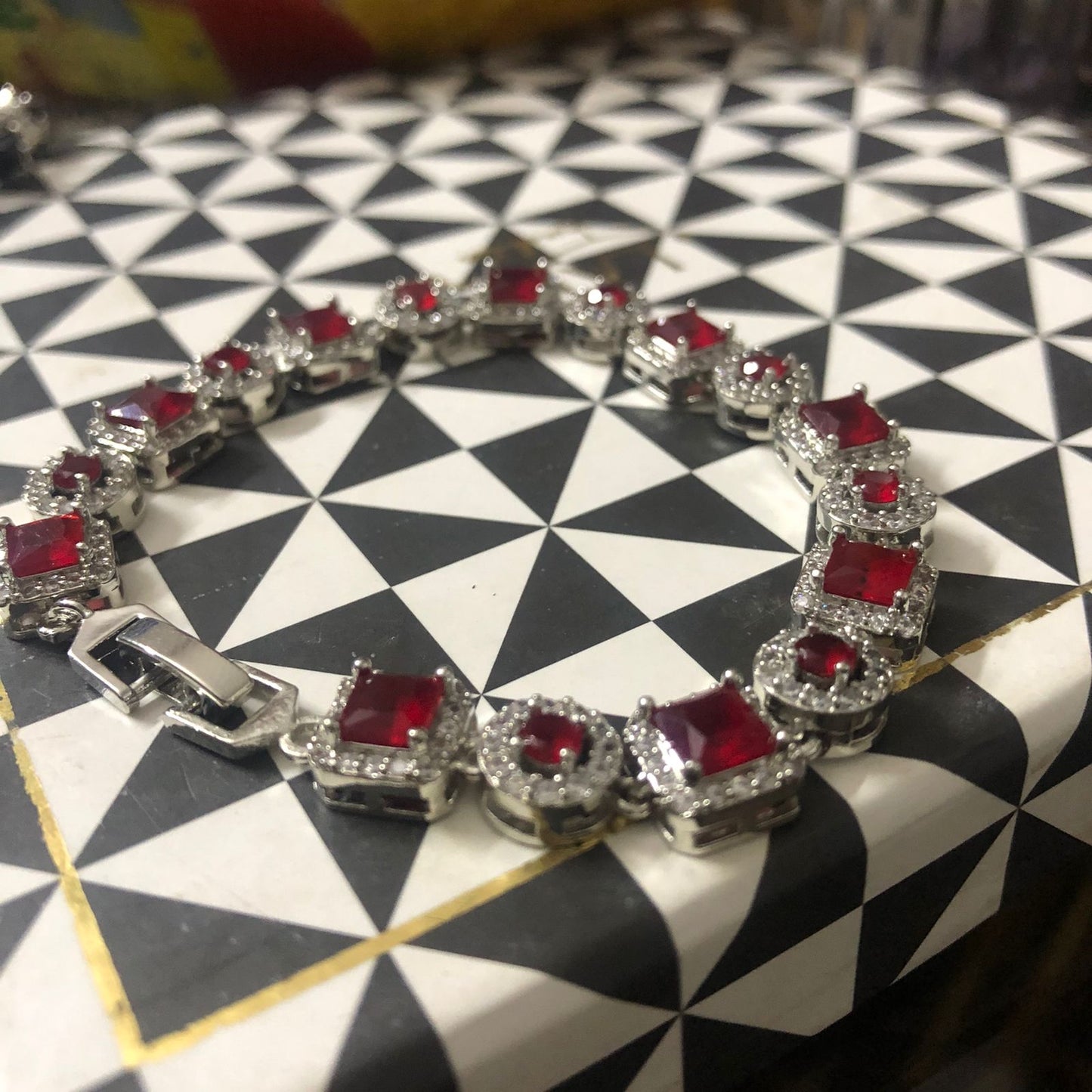 Red Bling Bracelet