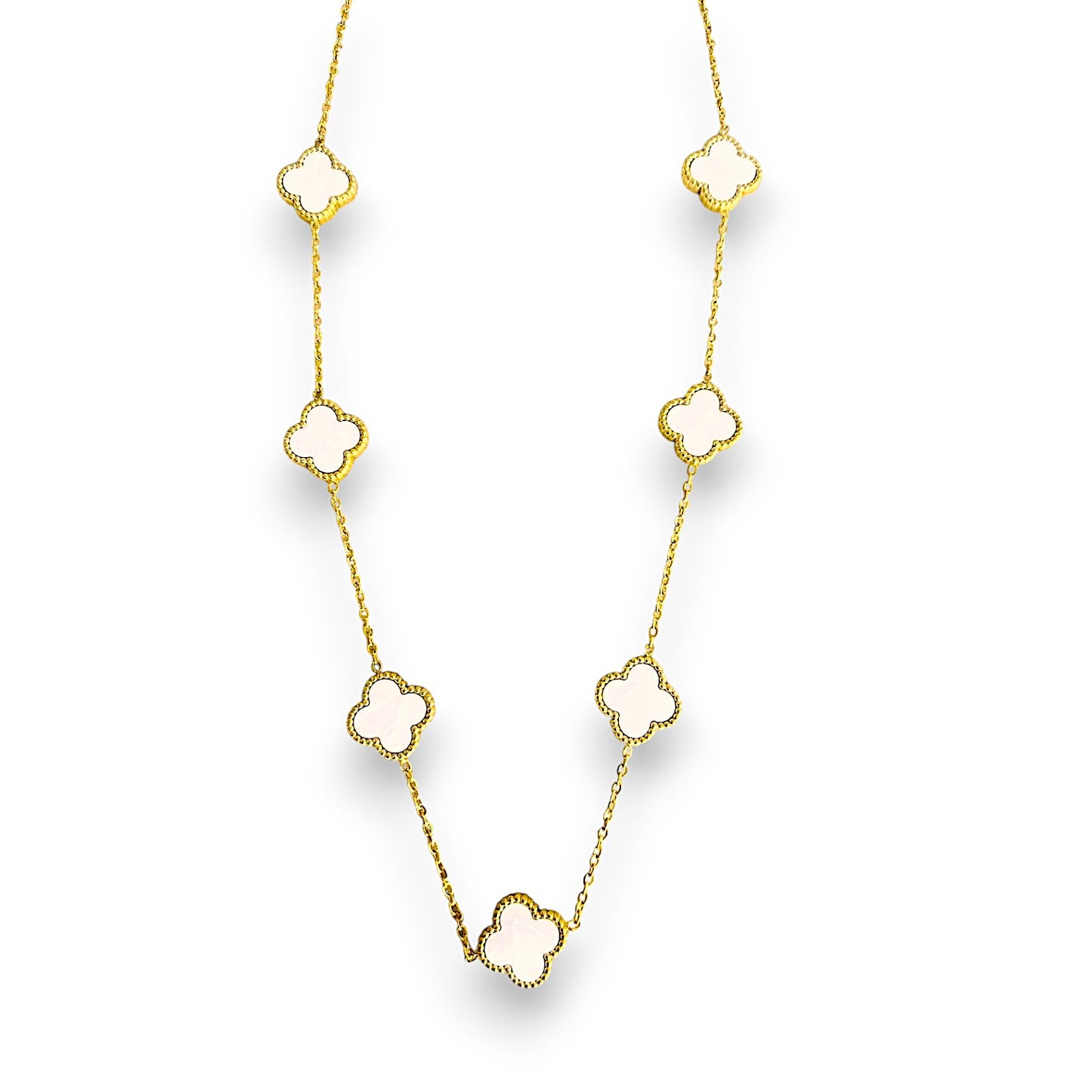 White Clove Necklace