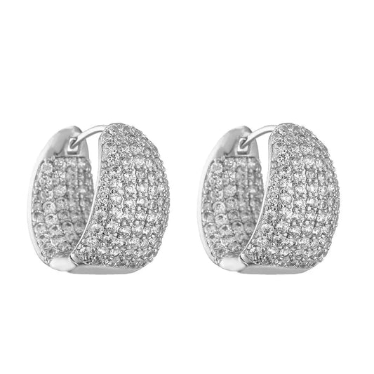 Zircoin Bells Netted  Silver