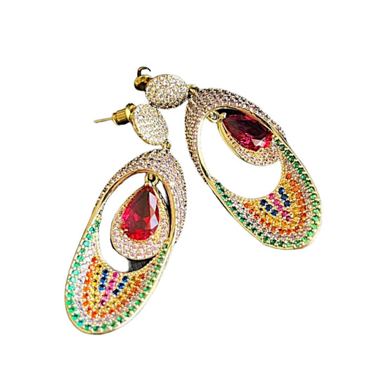 Peacock Earrings