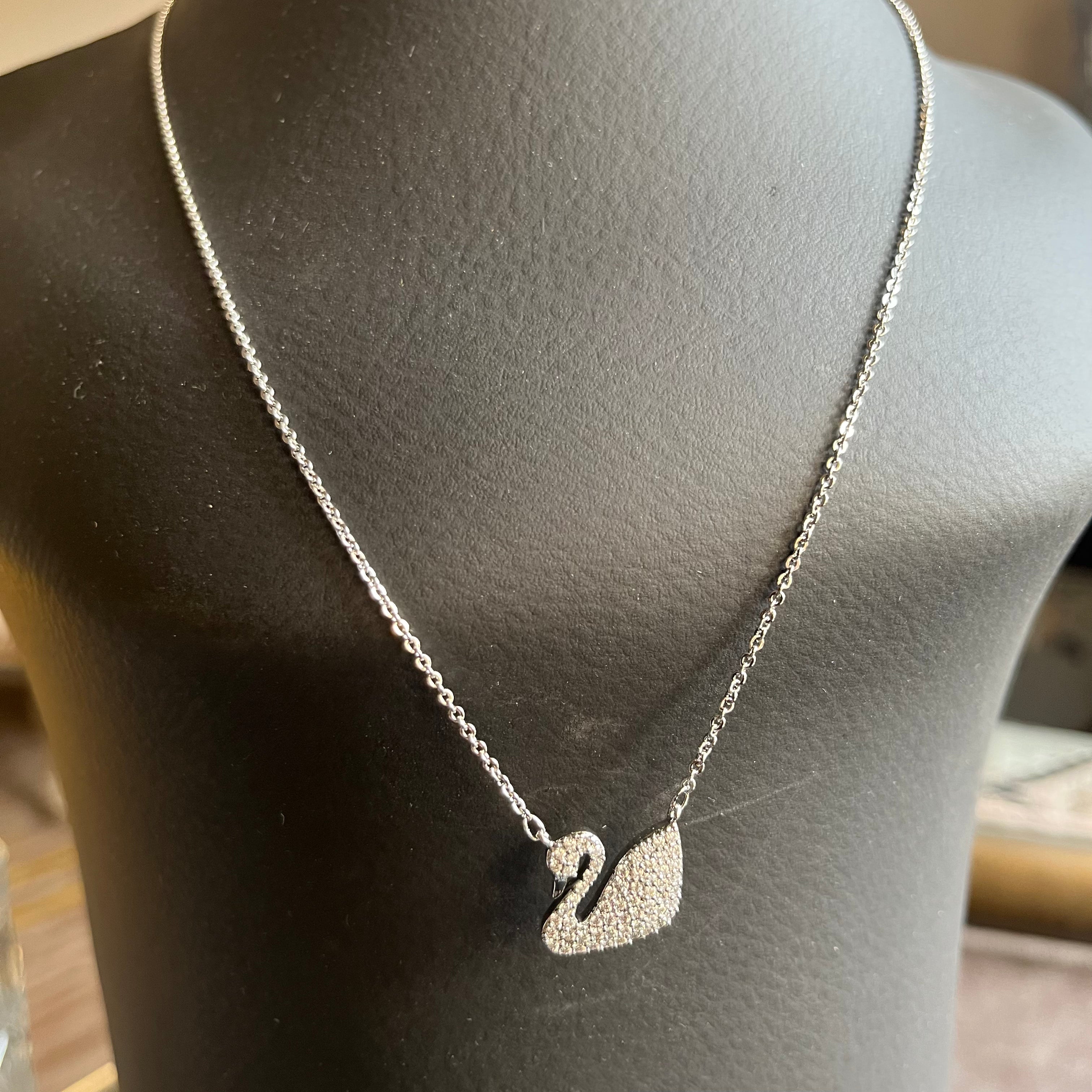 Swarovski bird deals necklace